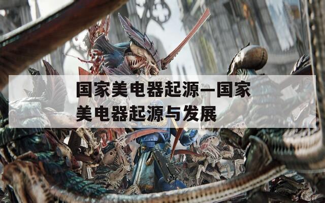 国家美电器起源—国家美电器起源与发展