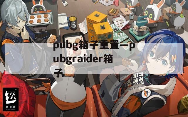 pubg箱子重置—pubgraider箱子